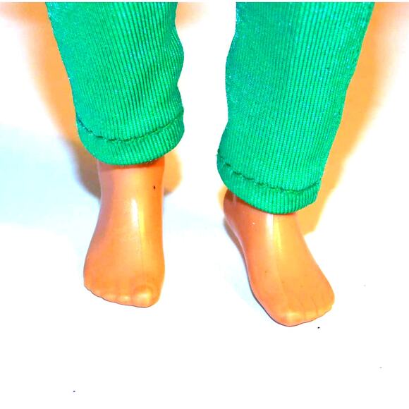 12" 1990 Mattel's  Ken in Green Power Ranger Cosplay Outfit - Picture 7 of 9